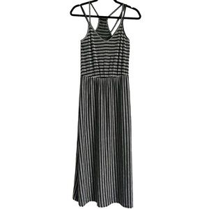 Black and white midi dress. Caution to the Wind, size medium